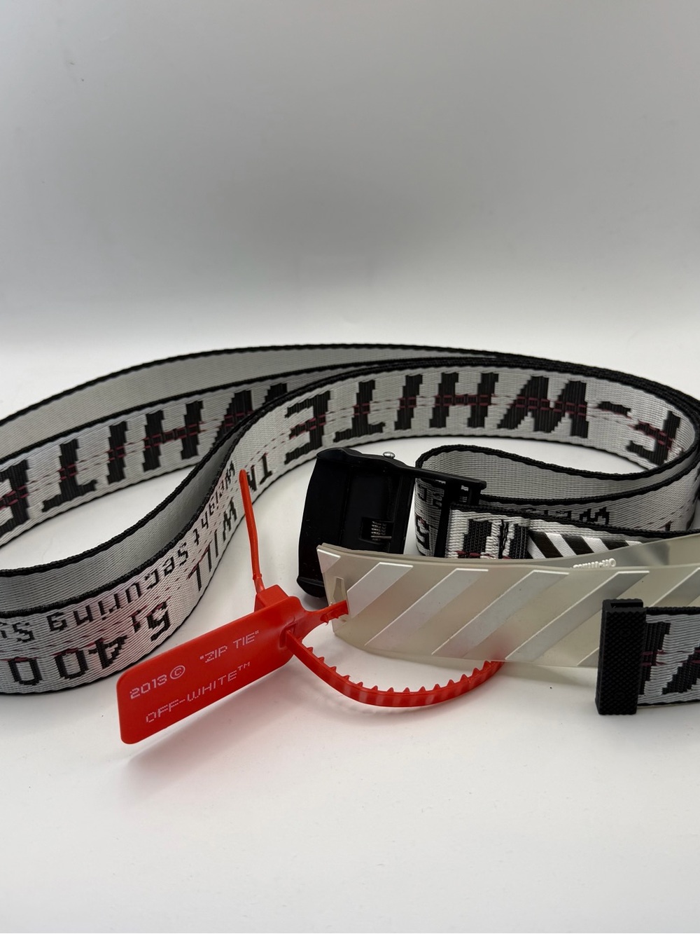 Off-White™ 2013 Industrial Belt – White/Black/Red